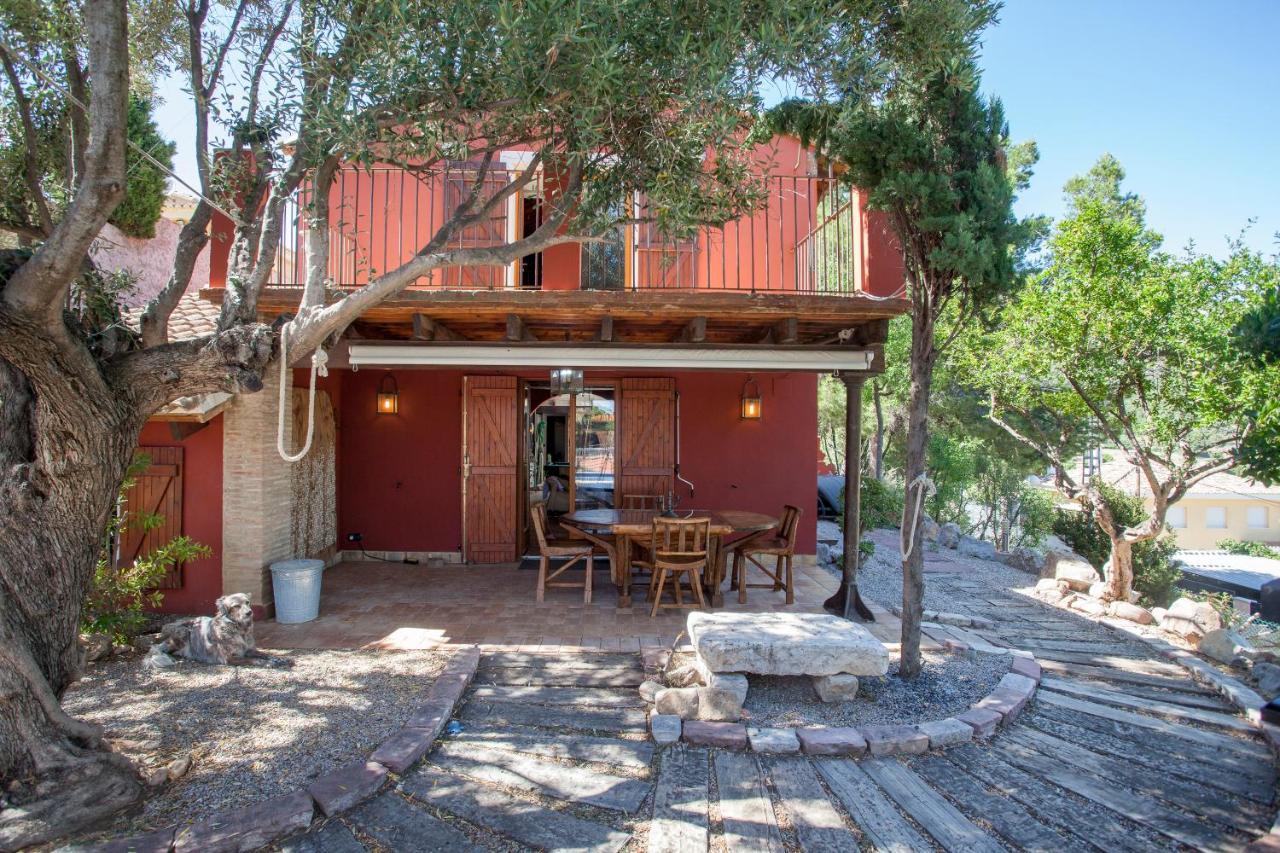 Ca Carmela, Casa Con Encanto Con Piscina "Parque Natural Sierra Calderona" Valência Exterior foto